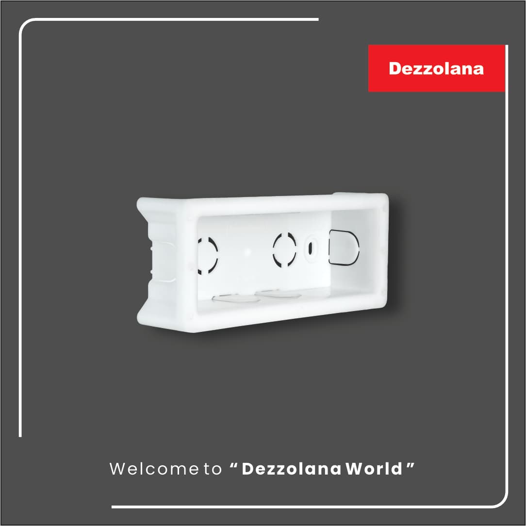 6 MODULE PVC CONCEALED WHITE