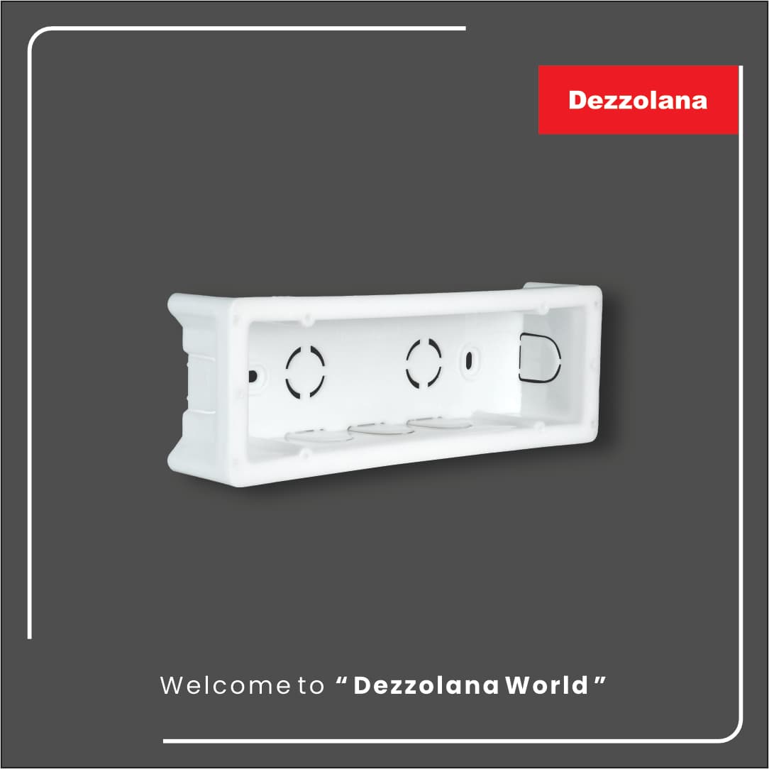8 (H) MODULE PVC CONCEALED WHITE